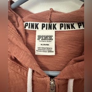 Sienna Orange 🧡 PINK by Victoria’s Secret, Zip-Up Lightweight Hoodie 🧡